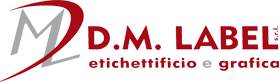 DM Label etichette adesive Logo